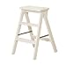 Spacmirrors Taburetes de Escalera Plegables de Madera, Taburete de 3 peldaños, Escalera Interior, Cocina, escaleras de Madera, taburetes pequeños para pies, Banco de Zapatos portátil