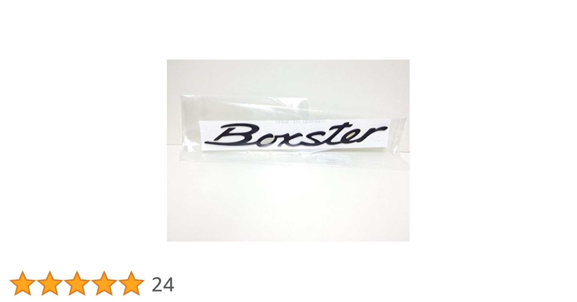ポルシェ純正986ボクスタートランクエンブレム Boxster S' リアトランクエンブレム 986 ボクスターS