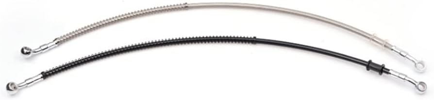 for Motorcycle Universal 350-1200 MM Black Hydraulic Brake Hose Clutch Oil Pipe Line Braided Cable M10 Line Brake