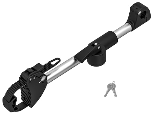 EUFAB 11248 - Supporto per telaio regolabile, 40 cm, nero/argento