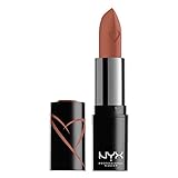 NYX PROFESSIONAL MAKEUP Shout Loud Satin Lipstick, Infused With Shea Butter - Silk (Peach Nude)