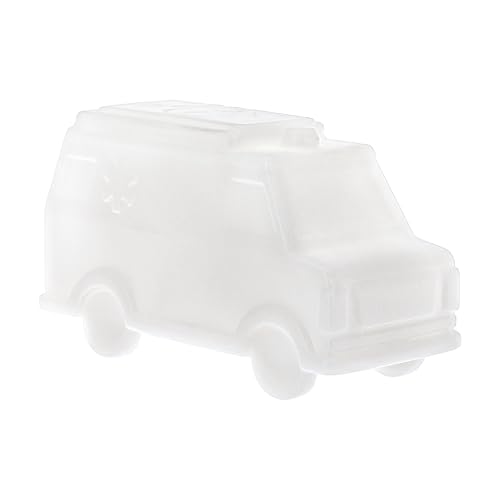 Image of Nuby Vehicle Bath Toys - 5-Pack - Soft, Stackable Toddler Bath Toys - No-Hole Design for Easy Cleaning - 6+ Months - Bulldozer, Excavator, Dump Truck, Ambulance, and Fire Truck
