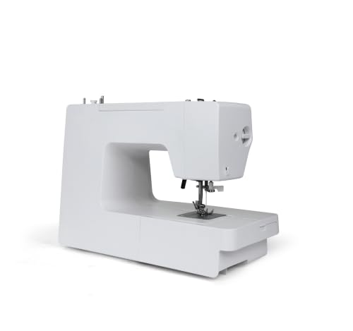 Image of SINGER 3323 Sewing Machine | 23 Built-in Stitches, 58 Stitch Functions | Auto Needle Threader | 4-Step Buttonhole | Heavy Duty Metal Frame | Free Arm | LED Light