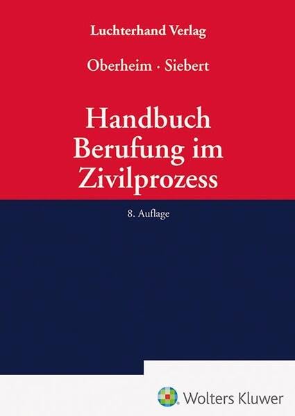 Handbuch Berufung im Zivilprozess