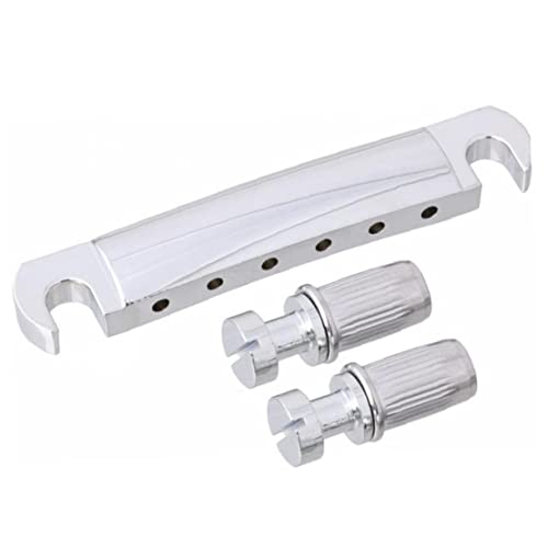 Piste de guitare avec barre d’arrêt Tune o Matic Couier d’arrêt Bar compatible avec Gibson LP Gear Remplacement Silver… - Les Beatles, Paul McCartney, John Lennon, RIngo Starr, George Harrison Piste de guitare avec barre d'arrêt Tune o Matic Couier d'arrêt Bar compatible avec Gibson LP Gear Remplacement Silver… – Image 3