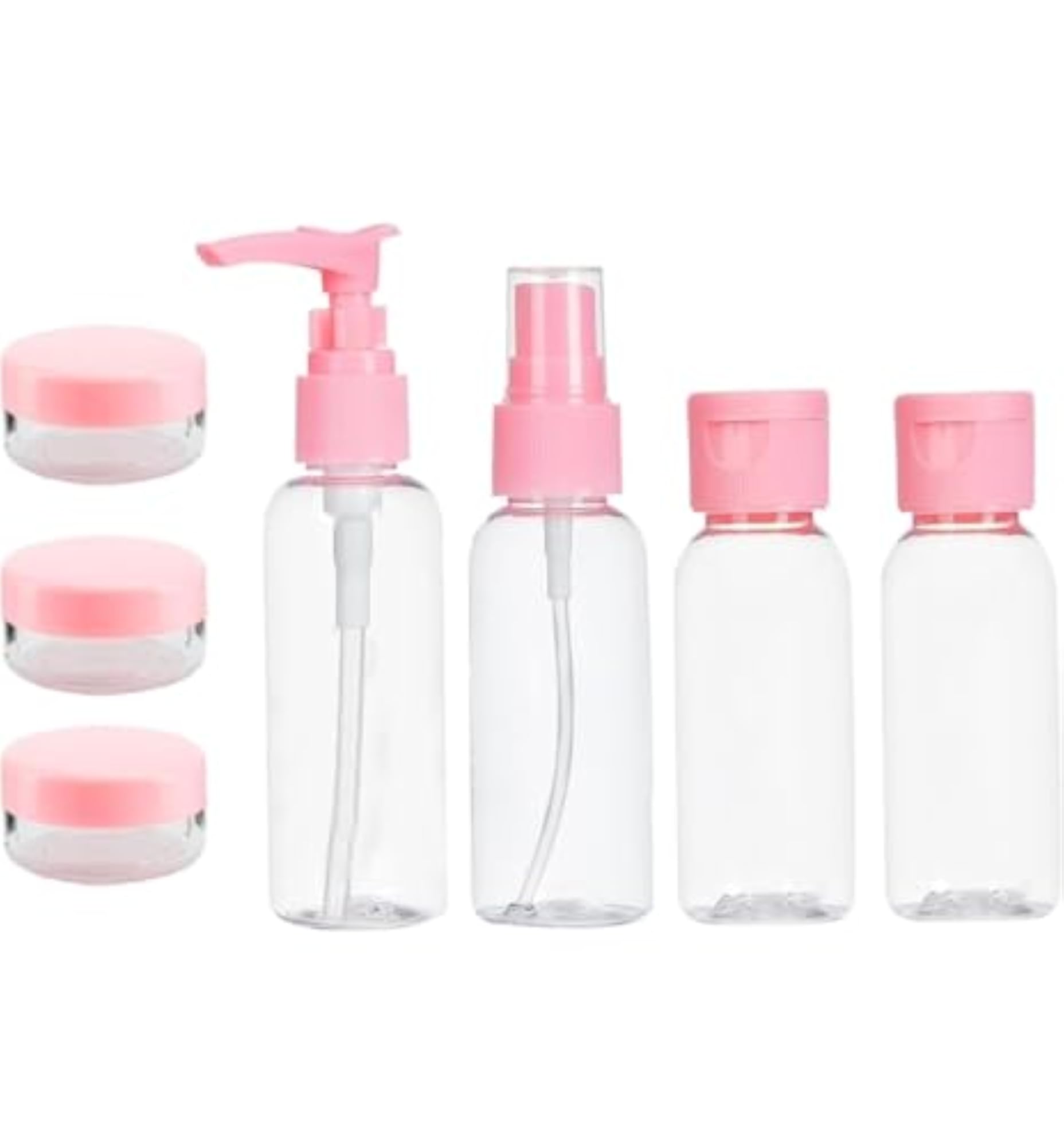 Compact PVC Spray Bottle Set, Purple
