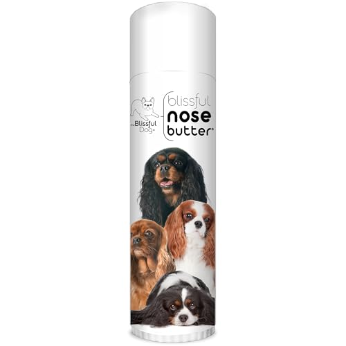 Image of The Blissful Dog Cavalier King Charles Spaniel Nose Butter, Versatile Dog Nose Balm for Dry Nose, Handcrafted Nose Moisturizer, Easy-to-Apply Dog Essentials, Unscented, 0.50 oz.