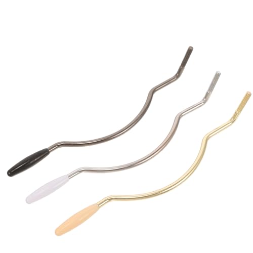 Abaodam 3個エレキギター用トレモロバー 曲線デザイン ファッションカラー 初心者 上級者向け なビブラート効果