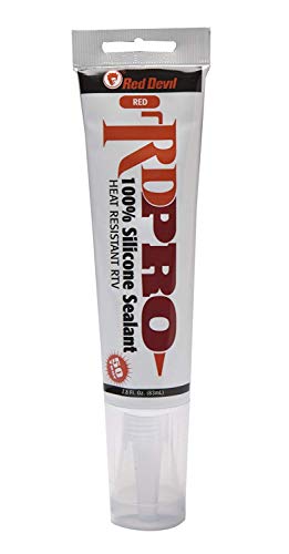 Super Big Clearance! Red Devil 08290I RD Pro 100% Heat Resistant RTV Silicone Sealant, 2.8 oz., Red, 12 Pack 80% Off Discount Red Devil 08290I RD Pro 100% Heat Resistant RTV Silicone Sealant, 2.8 oz., Red, 12 Pack