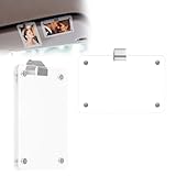 Auto Sonnenblenden Foto Clip, Magnetischer Acryl Fotohalter, Personalisierter Fotorahmen für Autos, 9x6 cm, Autozubehör für Sonnenblende