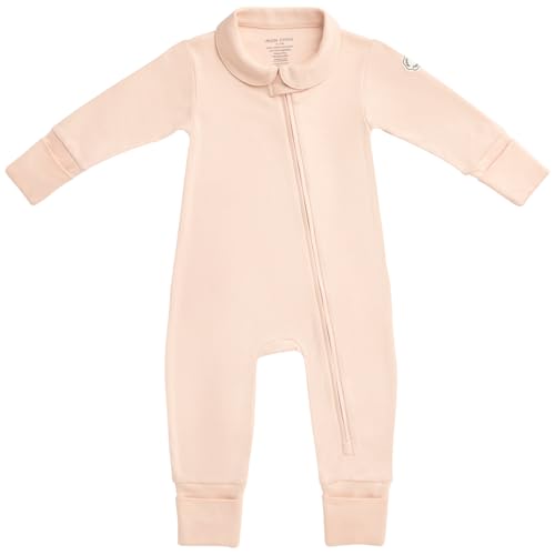 MON CHOU Convertible Footie Pajamas - Soft Organic Cotton Baby Pajamas - 100% Pima Cotton PJs & Luxury Newborn Sleepers