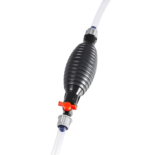 Portable High Flow Siphon Hand Pump,Manual Car Fuel Transfer Pump for Gas,Gasoline,Petrol,Diesel,Oil and Liquid, Water pump for fish tank,3M PVC Hose