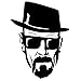 erjhvbshjdklffg 2 pièces 12,8 cm * 16,9 cm Heisenberg Breaking Bad Autocollant de Voiture Autocollant