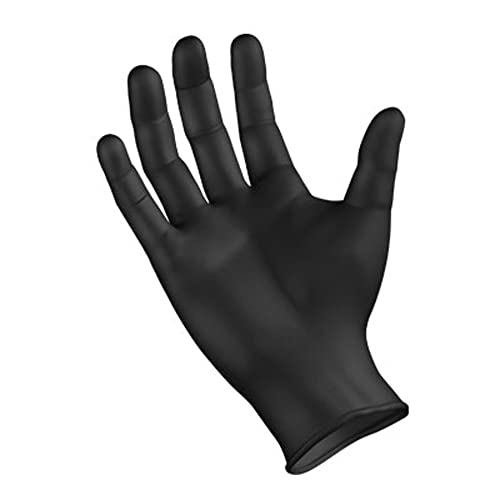 Black Nitrile Exam Tattoo Gloves, Powder Free, Latex Free, Semperforce®, 100/Box sizes SMXXL