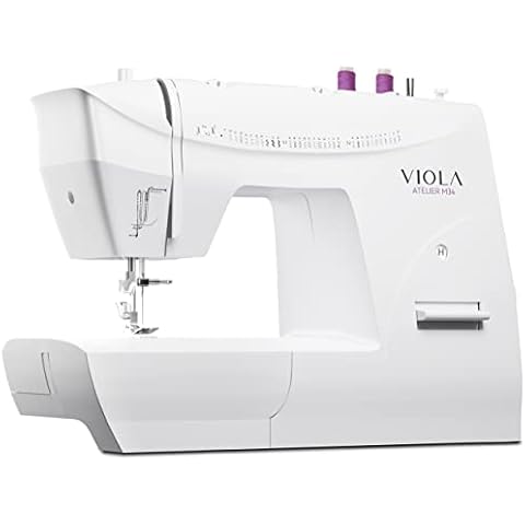 VIOLA Atelier M34 Nähmaschine, Einfädelautomatik, 34 Nähprogramme, Digitaler Motor, Anfänger nähmaschinen Cover