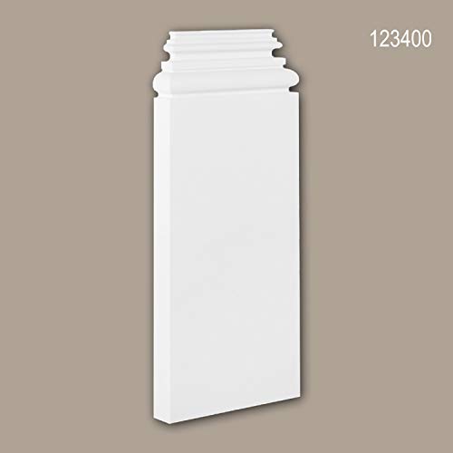 Zócalo de pilastra Profhome de espuma rígida de poliuretano para decoración elegante 3
