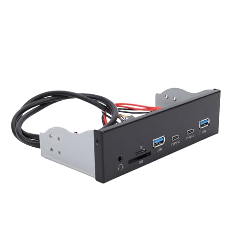 Panel frontal de unidad óptica de 5.25 pulgadas USB 3.2 con dos puertos tipo C para PC 3