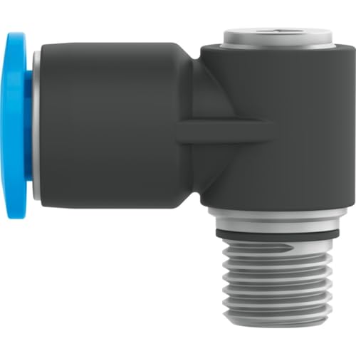Ajuste en L QSMLV-M7-6-I 130833 con 10 unidades por paquete para neumática industrial 4