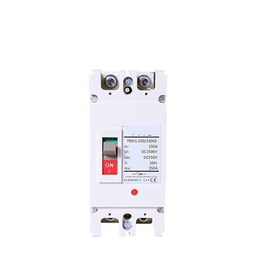 Disjoncteur interrupteur principal DC 100A 160A boîtier plastique pour protection solaire 2P