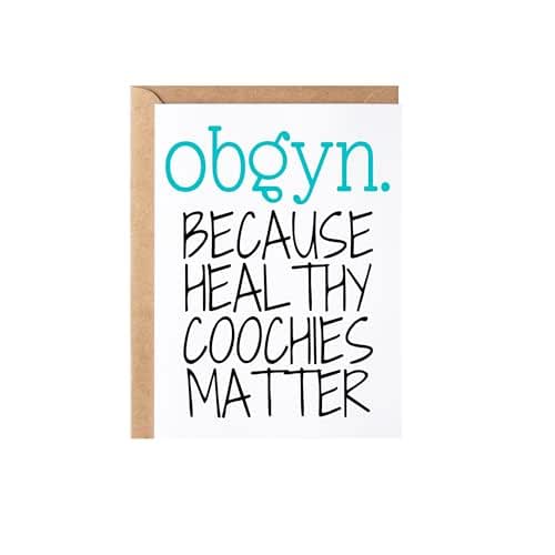 Amazon.com: OBGYN Gift | Funny Gynecologist Card | OB/GYN Obstetrician ...