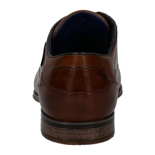bugatti Herren Businessschuhe, Männer Business Schnürer,Office,büro,Freizeit,Schnuerschuhe,Schnuerer,straßenschuhe,Cognac (6300)… – Ansicht 3