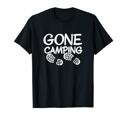 Camping Gone Ropa de camping Camiseta