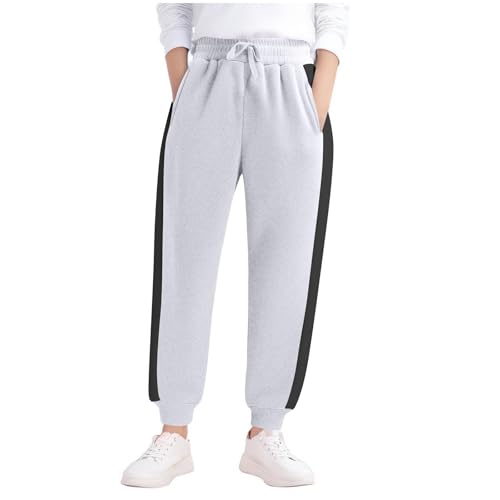 Sweatpants for Boys Casual Baggy Fleece Athletic Youth Joggers Drawstring Sweat Pants Trendy Fall Warm Kids Clothes