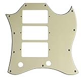 Gibson SG Standard Style 3 Pickup Style - Golpeador de guitarra (3 capas de pergamino)