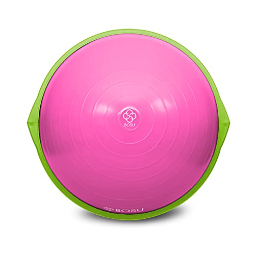 BOSU 72-10850 Home Gym Equipment The Original Balance Trainer 65 cm Durchmesser, rosa und limettengrün Cover