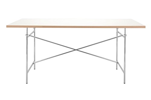 Preisvergleich Produktbild Lampert Kinderschreibtisch Eiermann 150x75 cm weiß - Richard Möbel