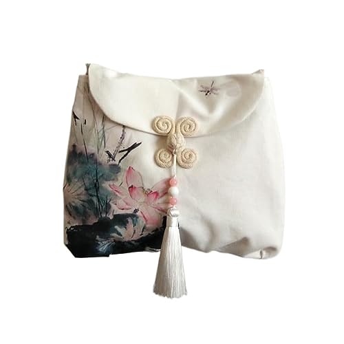 23cm Hanfu Accessories Bag Chinoiserie Messenger Bag Tassel Antique Bag Wallet