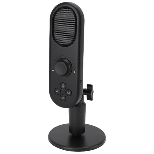 USB Condenser Microphone, Condenser Computer PC Mic for Podcasting, Streaming, Crystal Clear Sound Plug and Play Gaming Microphone