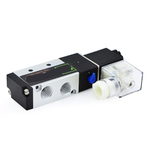 Électrovanne pneumatique 1/4 NPT 5/2 voies DC 24V pour contrôle de cylindre - 6