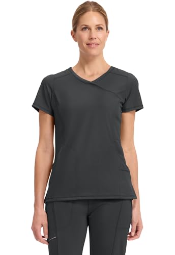 Amazon.com: Cherokee Infinity Womens Mock Wrap Scrub Top, 4