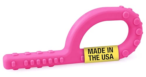 ARK Textured Grabber Sensory Chew, XT, Firm, Hot Pink