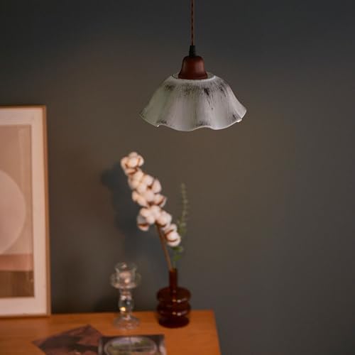 Suspension céramique fleur pour balcon intérieur et café chic - 2
