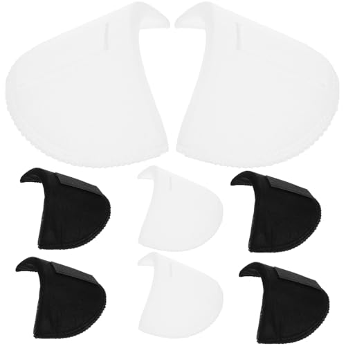 Ipetboom 4 Pares Hombreras Almohadillas Cubiertas De La Correa Corsé Traje De Cuerpo Fajas Sin Hombrera Cinta Corporal Sujetador De Baile Tiras Transparentes Mono Women Poliéster