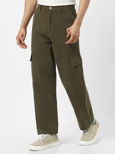 Image of Urbano Fashion Men's Loose Mid Rise Cargo Pant