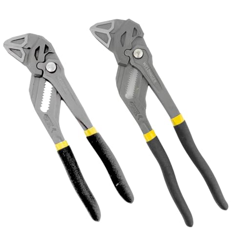 WELDINGER 2er-Set Zangenschlüssel 7'/10' 180-260 mm
