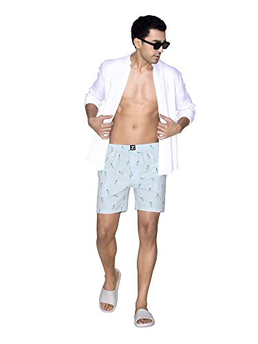 Image of XYXX Men's Surf & Pace Super Combed Cotton Boxer Shorts (Pack of 2)