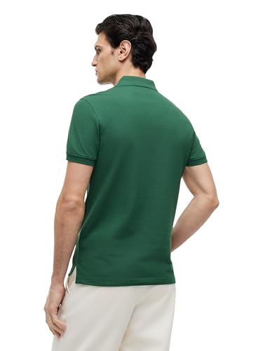 Image of Tommy Hilfiger Men's Short Sleeve Polo Shirts in Slim Fit with Stretch and Organic Pique Cotton