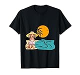 Dachshund dog on the Beach Summer Vacation Owner 1