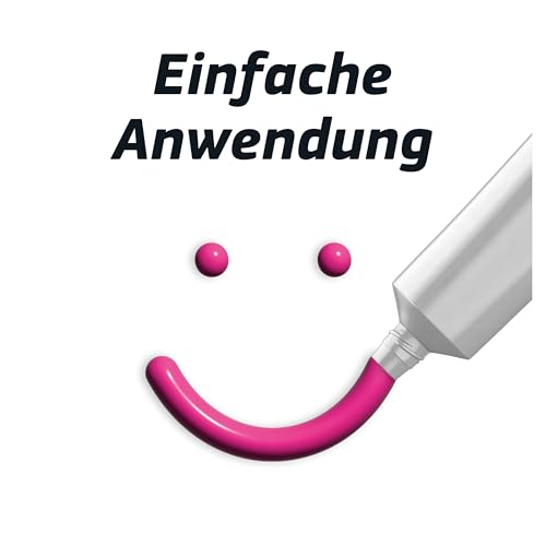 Blend-a-dent Plus Unschlagbare Bisskraft Haftcreme für Voll- und Teilprothesen, Made in Germany, Geschmacksneutral, 4x40g,Weiss