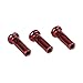 for Bicycle Spoke Nipples 14G 14mm Copper Wheel Parts Replacement for Road Mountain for Bike Cycling Hub Repair Components Multi-Color 50 Pack（Red（50pcs））