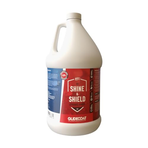 Glidecoat RV Shine & Shield V2.0 - RV Spray Wax Silica Coating | Better than RV Wax | | RV Wax and Polish | RV Roof Protectant | Spray Wax for RVs | Protect all RV, Boats, Cars + More | 1 Gallon