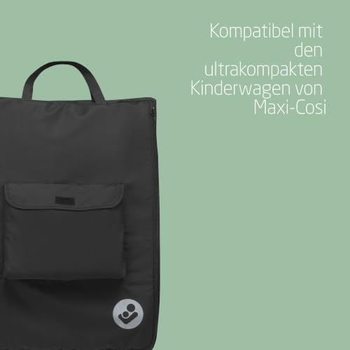 Maxi-Cosi Kompakt-Reisetasche für Kinderwagen, 67 × 45 × 28 cm, Schwarz