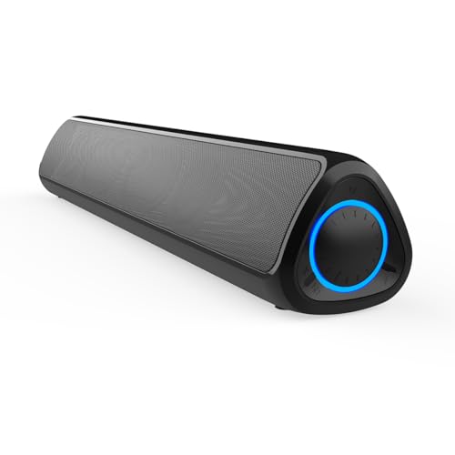 WB Soundbar Bluetooth 5.3, 20W de potência, Bateria 3600mAh e TWS