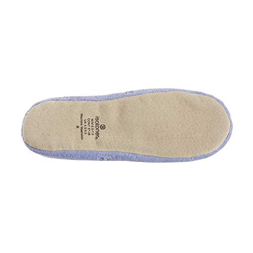 Image of isotoner Women's Embroidered Terry Ballerina Slippers