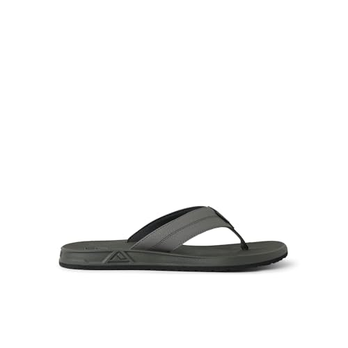 REEF Mens Sandals, Element TQT, Grey/Grey, 11 - image 4