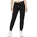 Damen Hosen günstig Kaufen-ROSS CAMP Jogginghose Damen - Sporthose Frauen Baumwolle, Trainingshose Fitness High Waist, Sweatpants Slim Fit Freizeithose Lang, Jogging Hose Laufhosen Modern Schwarz/S